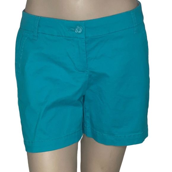 Crown & Ivy sz 2 teal shorts - Picture 7 of 16